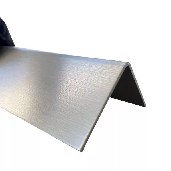 Edelstahl Kantenschutz 1,0 mm K240 gebürstet V2A